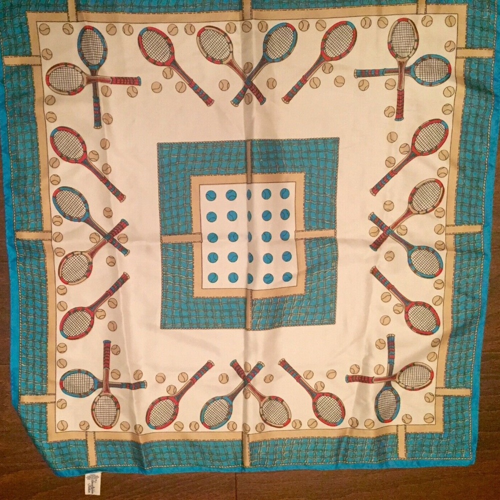 Tennis Racket Print Scarf SPECIALTY HOUSE FASHION